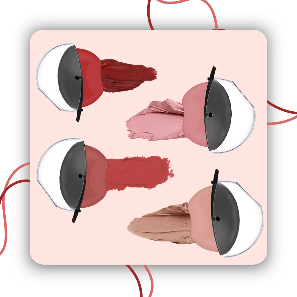 Rouge à lèvres paresseux au fini mat et velouté