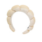 Bandeau en velours rembourré pour les soins de la peau