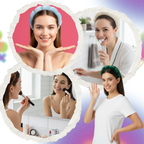 Bandeau en velours rembourré pour les soins de la peau