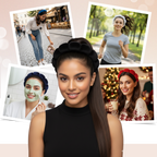 Bandeau en velours rembourré pour les soins de la peau