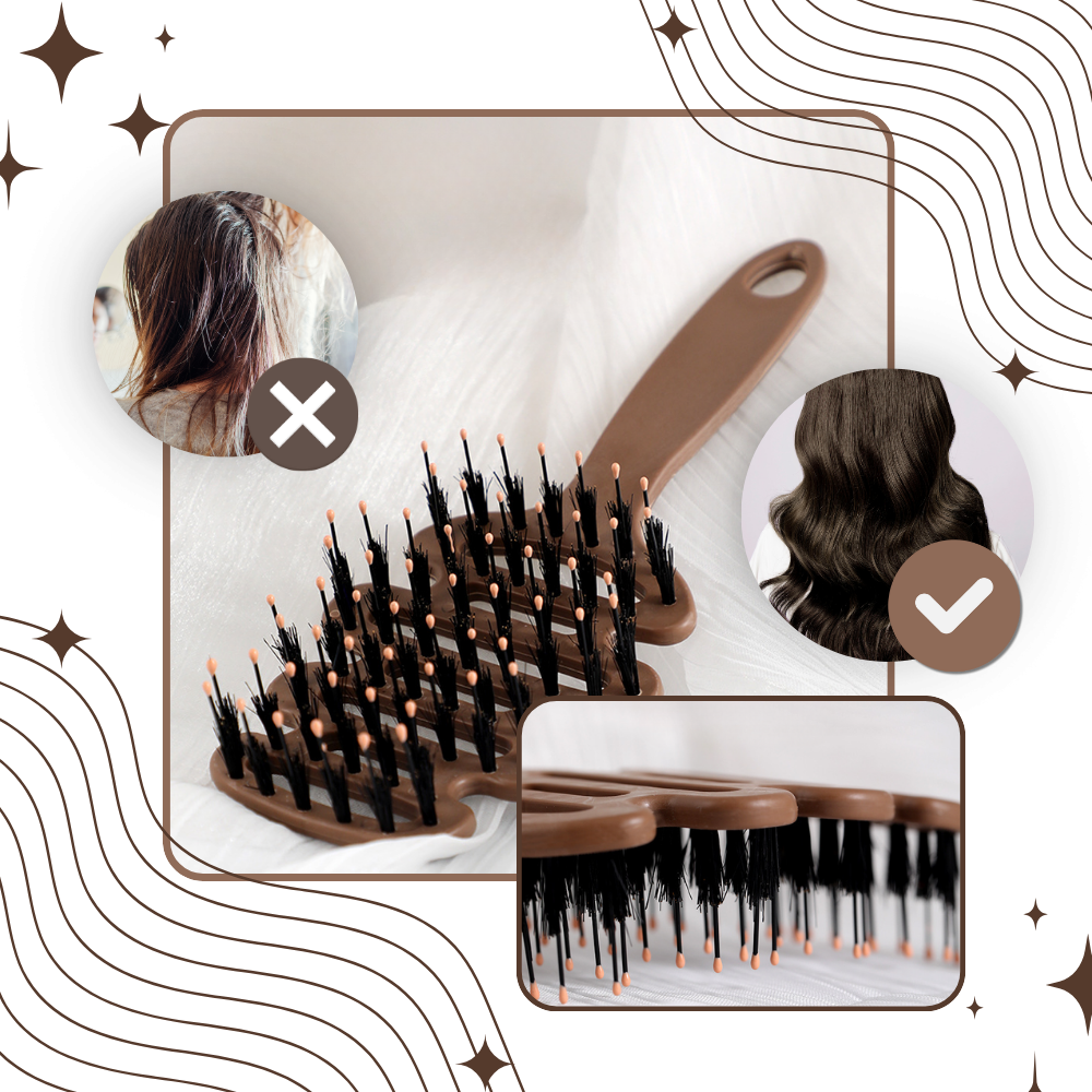 Brosse volumatrice en poils de sanglier