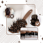 Brosse volumatrice en poils de sanglier