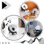 Enceinte magnétique à ferrofluide dansant