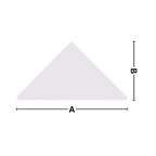 Autocollant pour col invisible et résistant au lavage