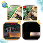 Lampes solaires étanches pour escaliers