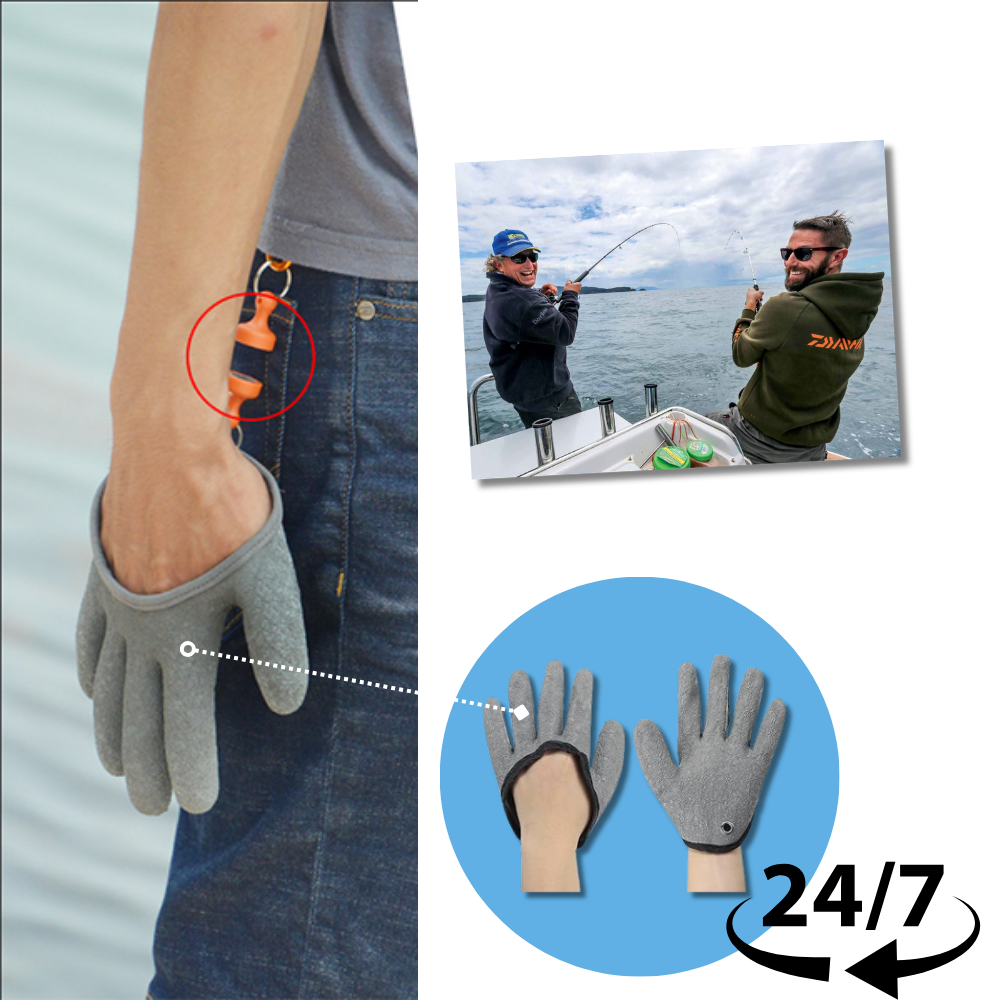 Gants de pêche résistants à l'usure
