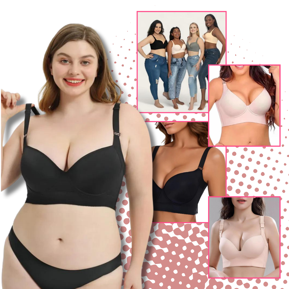 Soutien-gorge Push-Up à grandes ailes intégrées