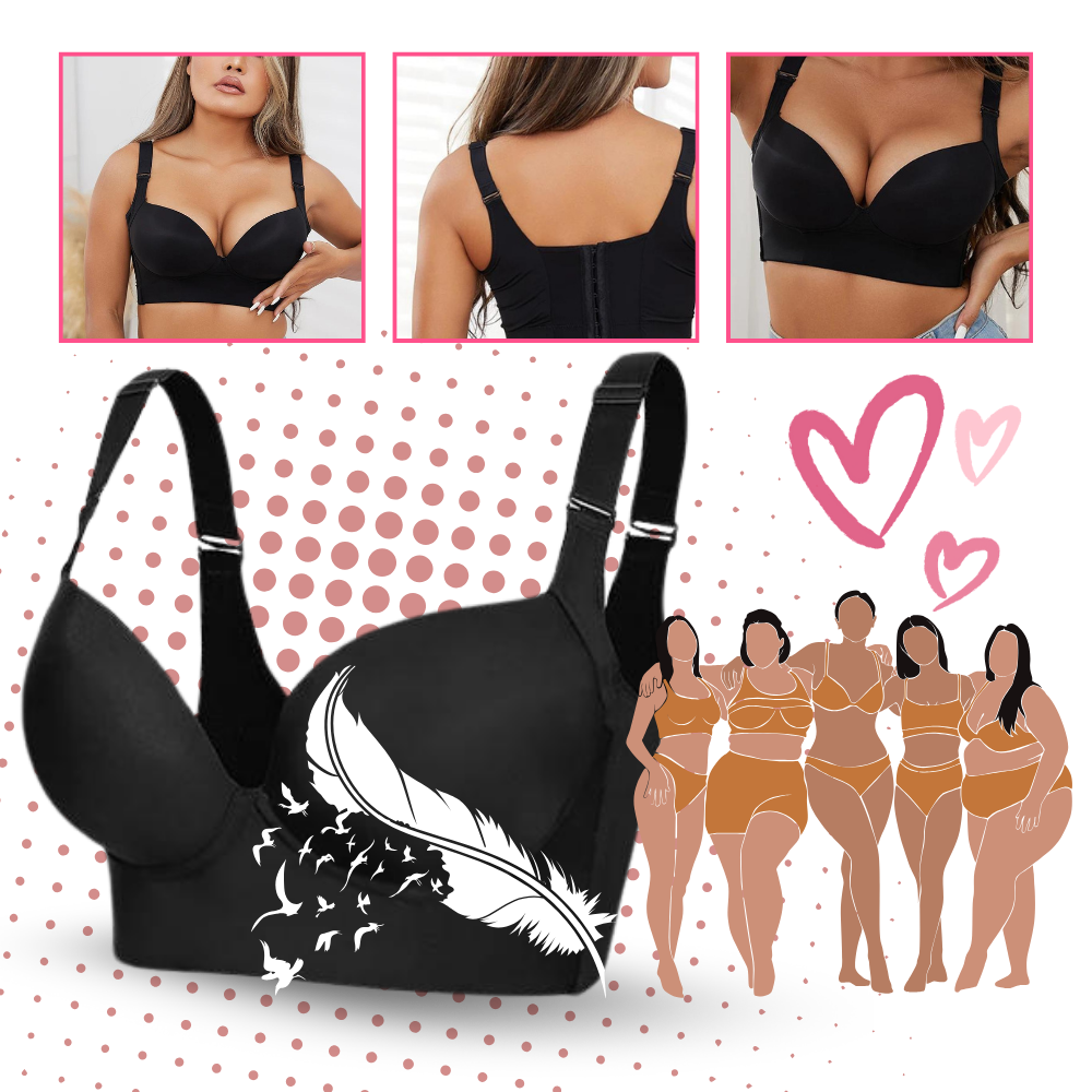 Soutien-gorge Push-Up à grandes ailes intégrées