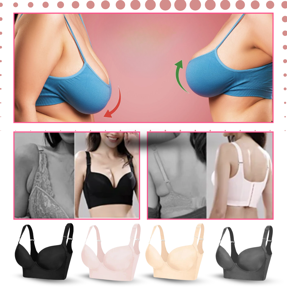 Soutien-gorge Push-Up à grandes ailes intégrées