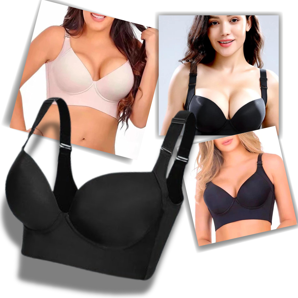 Soutien-gorge Push-Up à grandes ailes intégrées