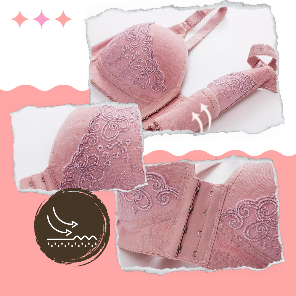 Soutien-gorge push-up grande taille sans fil